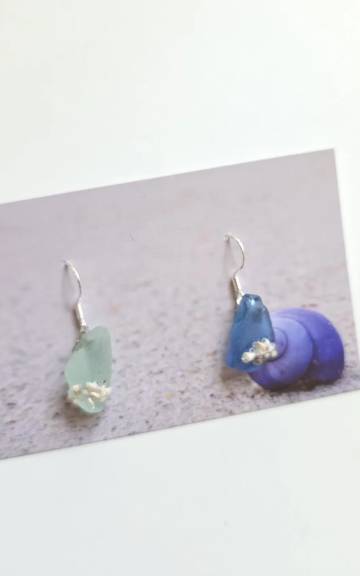 Sea Glass Earrings
