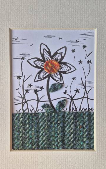 Tweed and pen original picture - 2 2
