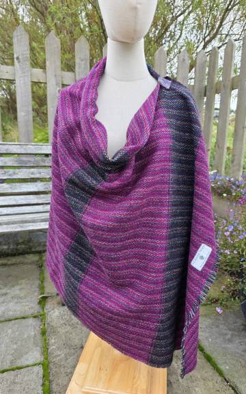 Two Sisters Tweed Shawl