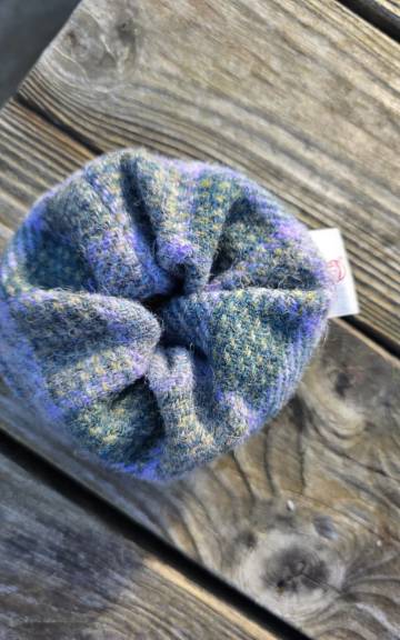 Harris Tweeds hair scrunchie