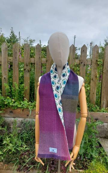 Three Sisters Tweed Scarf - Aurora