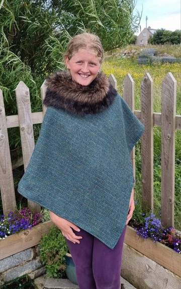 Two Sisters Tweed Cloak / Poncho