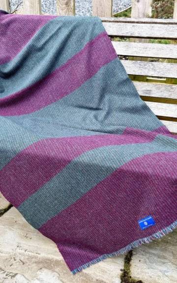 Merino Tweed Throw/Shawl