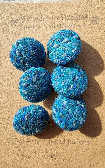 Three Sisters Tweed Buttons