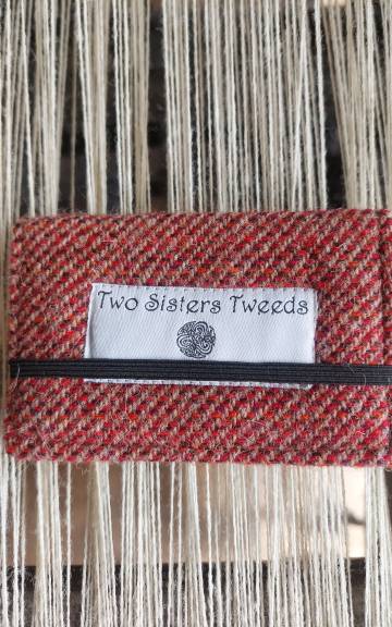 Two Sisters Tweed Card Holder