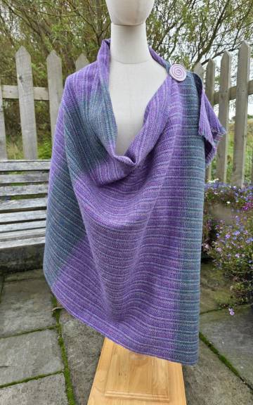 Two Sisters Tweed Shawl