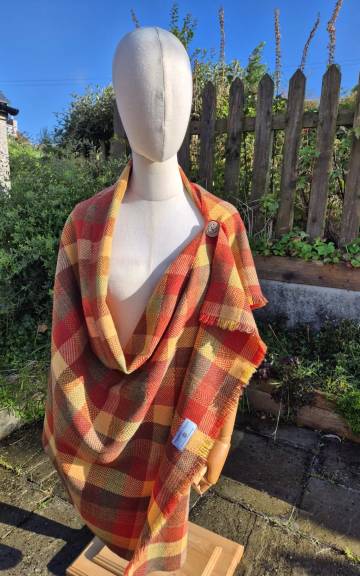 Three Sisters Tweed Shawl