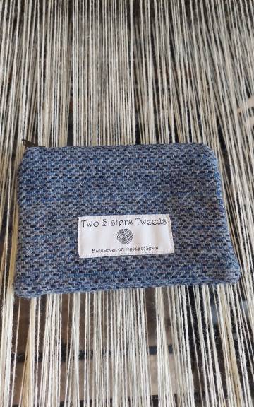 Two Sisters Tweed Zip Purse