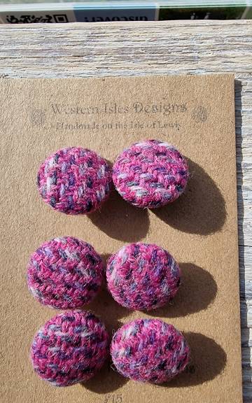 Three Sisters Tweed Buttons