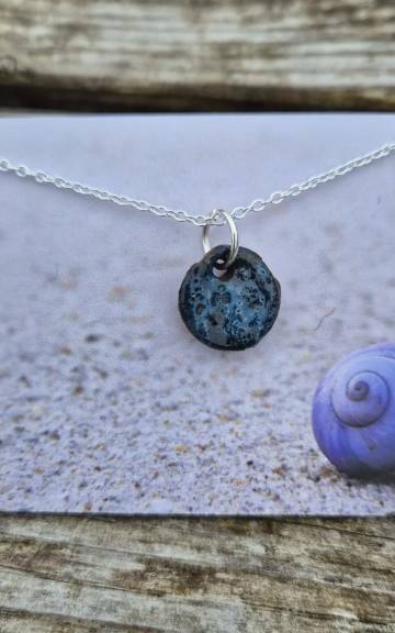 Raku Ceramic Necklace