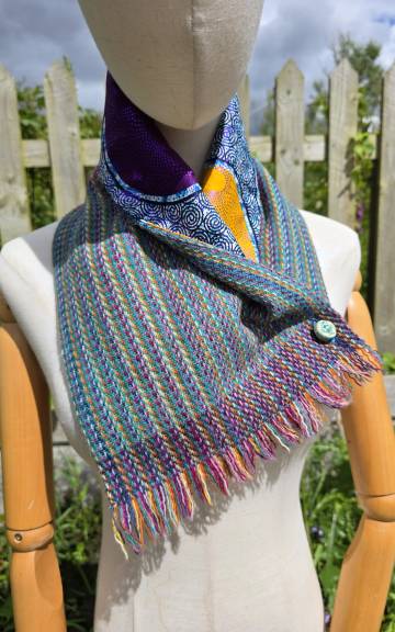 Two Sisters Tweed neck warmer