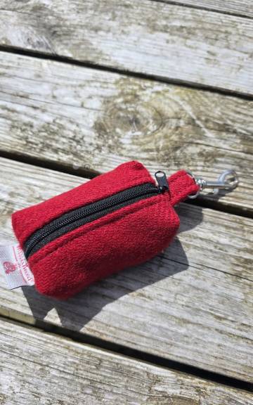 Harris Tweed Bag Holder/ Headphones Case - 6