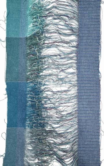 Textile Wall Art - 'tying-in'