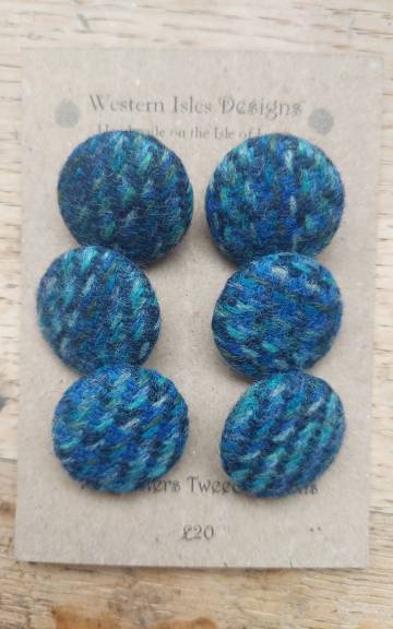 Three Sisters Tweed Buttons