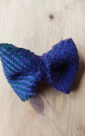 Three Sisters Tweed Hair Barrette