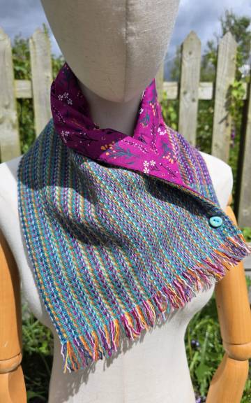 Two Sisters Tweed neck warmer