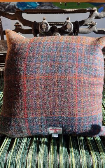 Harris tweed cushion cover