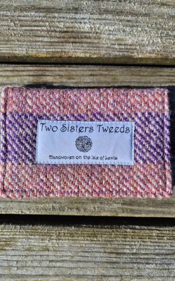 Two Sisters Tweed Card Holder