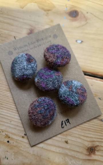 Harris tweed buttons