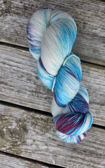 Hand-Dyed Yarn: 100% Merino, 4 ply - 7 3