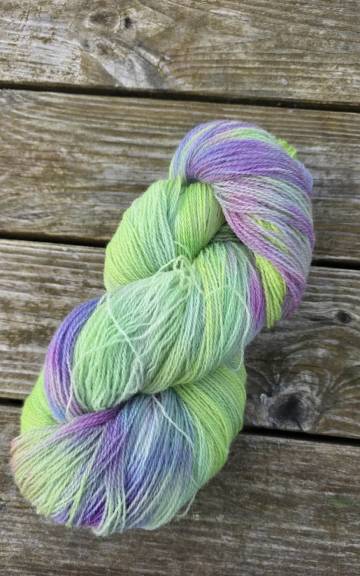 Hand-Dyed Yarn: Bluefaced Leicester, Lace