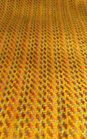Three Sisters Tweed Fabric - autumn gold