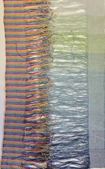 Textile Wall Art - 'tying-in'