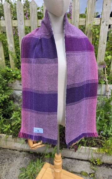 Three Sisters Tweed Scarf - Aurora