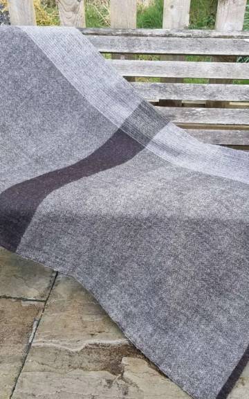 Rare breed tweed throw