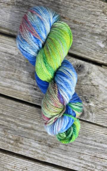 Hand-Dyed Yarn: 100% Merino, aran
