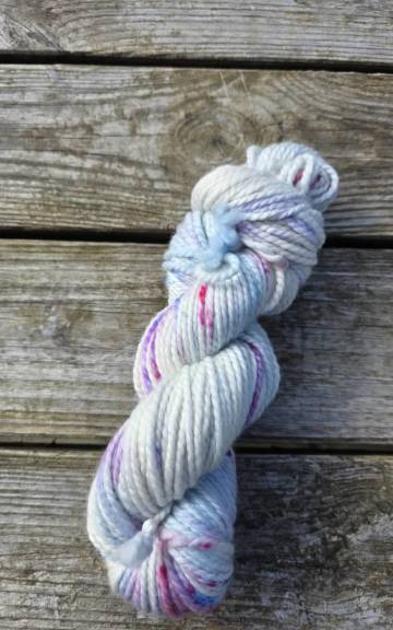 Hand-Dyed Yarn: 100% Merino, chunky