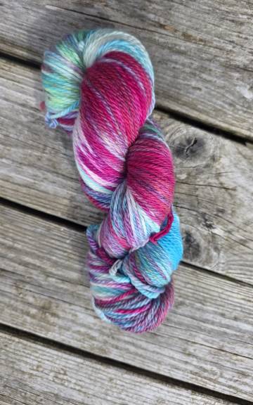 Hand-Dyed Yarn: 100% Merino, aran