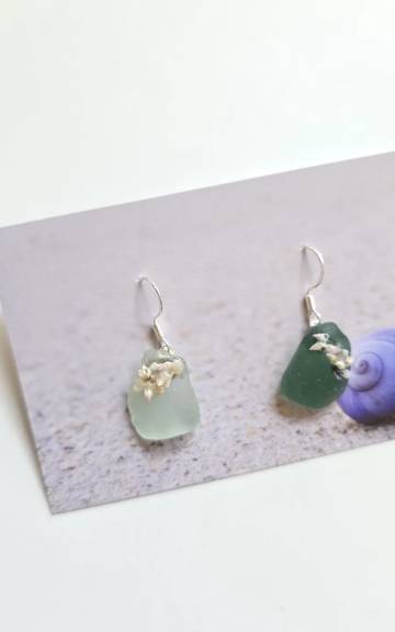 Sea Glass Earrings
