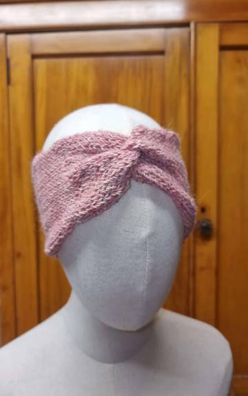 Hand Knitted alpaca headband
