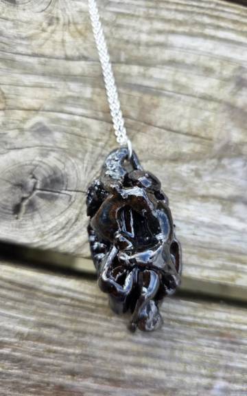 Ceramic Necklace seaweed tangle