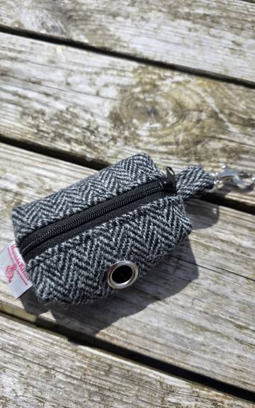 Harris Tweed Bag Holder/ Headphones Case - 3