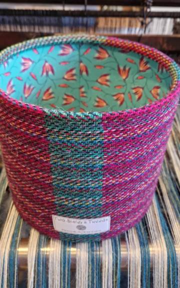 Two Sisters Tweed luxury lampshade