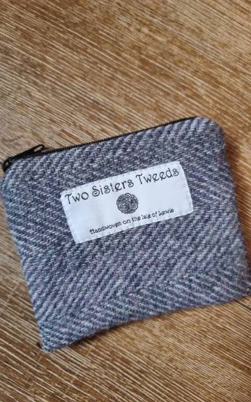 Two Sisters Tweed Zip Purse