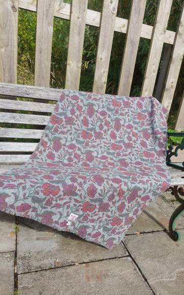 Harris Tweed - Liberty print - throw