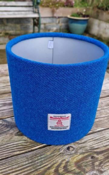 Harris tweed luxury lampshade
