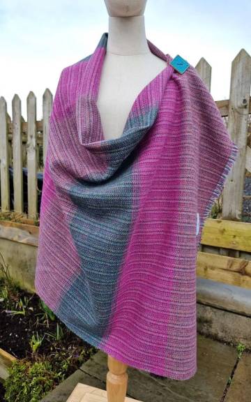 Two Sisters Tweeds shawl