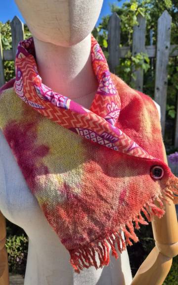 Two Sisters Tweed neck warmer