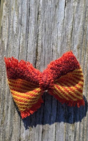 Three Sisters Tweed Hair Barrette