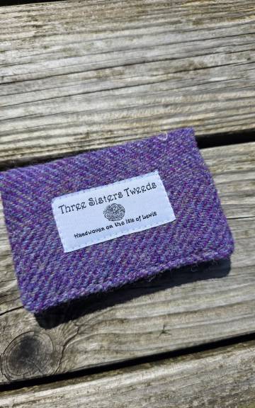 Two Sisters Tweed Card Holder