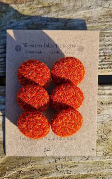 Two Sisters Tweed buttons
