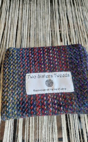 Two Sisters Tweed Zip Purse