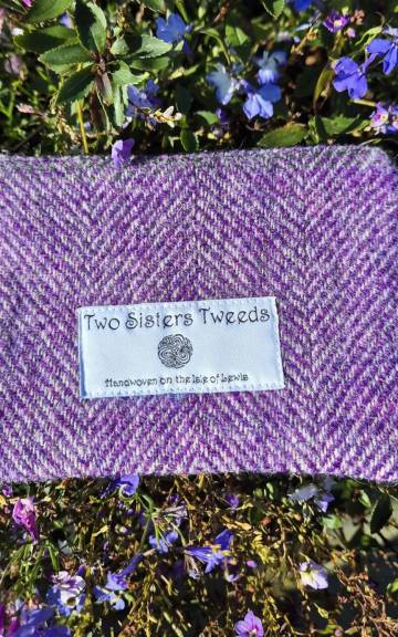Two Sisters Tweed Zip Purse