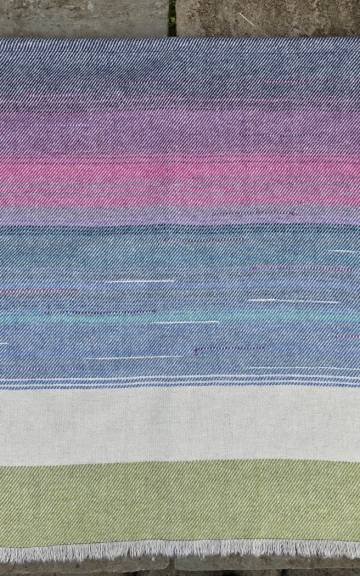Two Sisters Tweeds landscape wall hanging