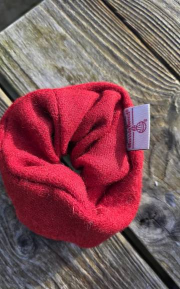 Harris Tweed hair scrunchie
