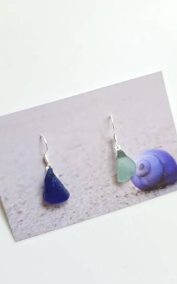 Sea Glass Earrings